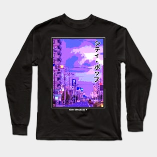 Vaporwave Japanese Long Sleeve T-Shirt